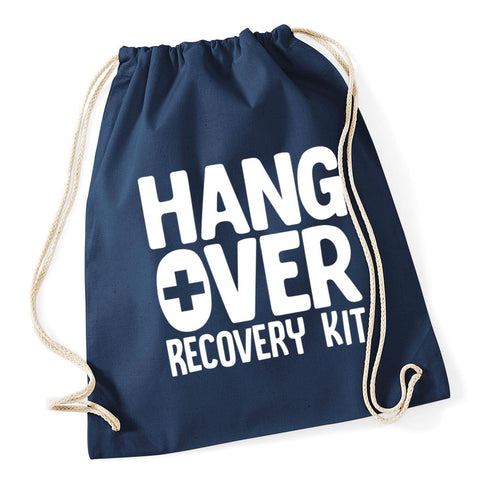 Hippowarehouse Hangover Recovery Kit Drawstring Cotton School Gym Bag 37cm x 46cm, 12 litres