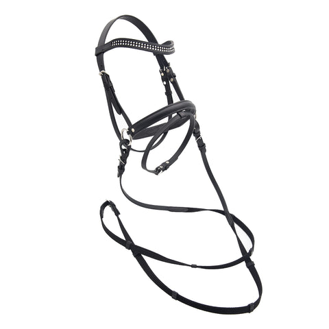 PFIFF 103031 Lilly Bridle Black Shetty