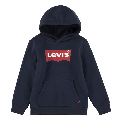 Levi's Boy's Lvb Batwing Screenprint Hoodie 9e8778 Sweatshirt, Dress Blues, 14 Years