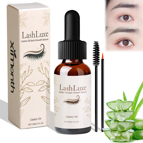 Generic Lashluxe Castor Oil Vegan Growth Serum, Castor Oil Lash Growth Serum, Lash Luxe Eyelash Growth Serum