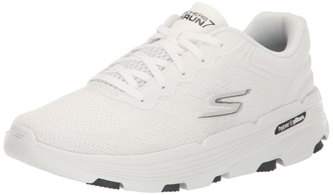 Skechers Women's GO Run 7.0-Driven Sneaker, White/Black, 6