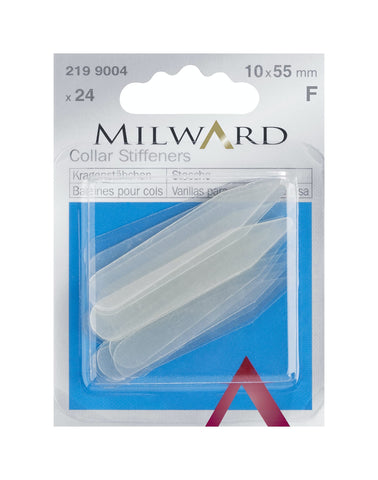 Transparent Collar Stiffeners, 24 Pieces