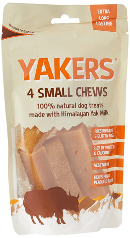 Yakers Dog Chew Small 4count(Pack of 1)