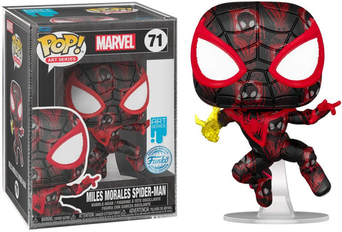 Funko Marvel Miles Morales Spider-Man Pop! Vinyl Collectible Bobble-Head Limited Edition Exclusive Art Series