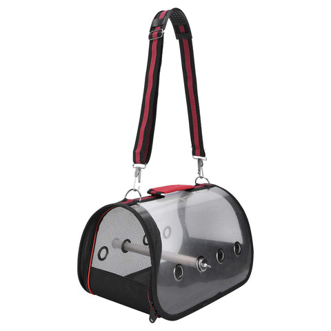 Tnfeeon Transparent Bird Carrier Portable Parrot Travel Cage Lightweight Breathable 360ÃƒÆ’Ã†â€™ÃƒÂ¢Ã¢â€šÂ¬Ã…Â¡ÃƒÆ’Ã¢â‚¬Å¡Ãƒâ€šÃ‚Â° Sightseeing Outdoor Bird Travel Backpack Birds Bag for Parrot Pets and Bird Perch Portable Bird
