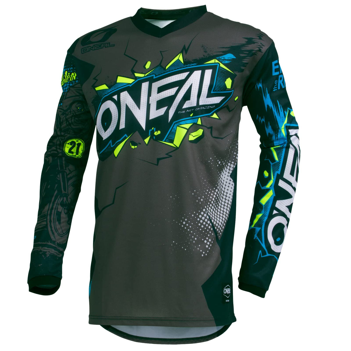 Oneal E001-262 Element Youth Jersey, XL Size, Grey