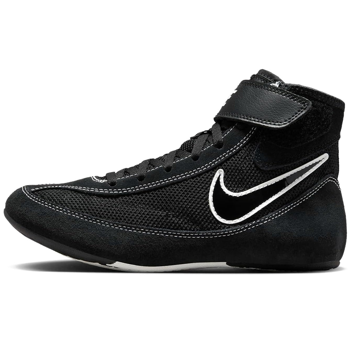 Nike Kids Speedsweep VII Wrestling Shoe Black/White/Black Size 2