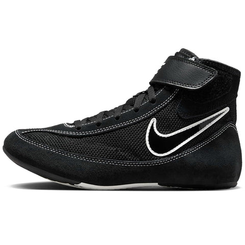 Nike Kids Speedsweep VII Wrestling Shoe Black/White/Black Size 2