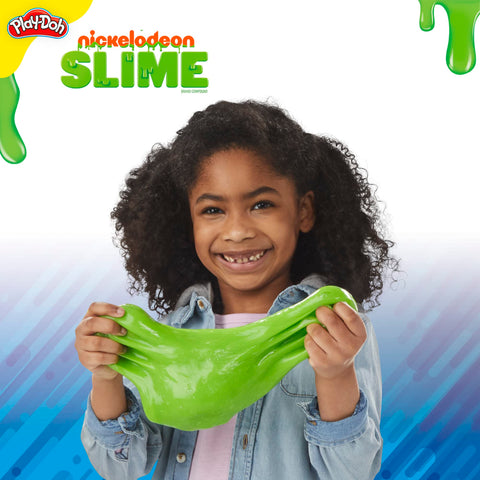 Play-Doh Nickelodeon Slime Brand Compound Stretchy Green Tub, 30 Ounces of Bulk Slime for Kids, Sensory Toys for Girls & Boys 3 Years & Up, Kids Gifts