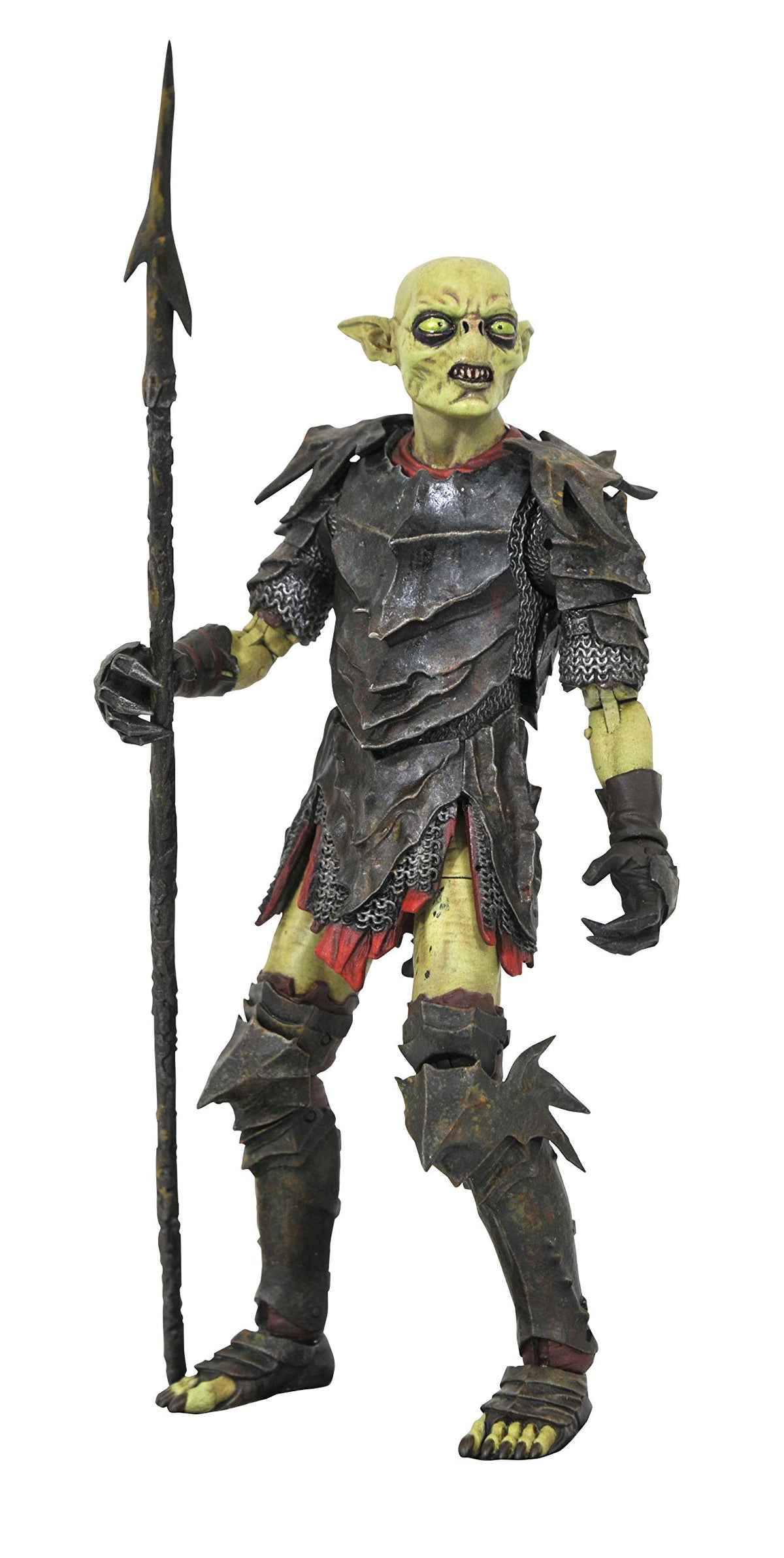 DIAMOND SELECT TOYS Aragorn The Lord of The Rings: Orc Action Figure, Multicolor 7 Inches Tall