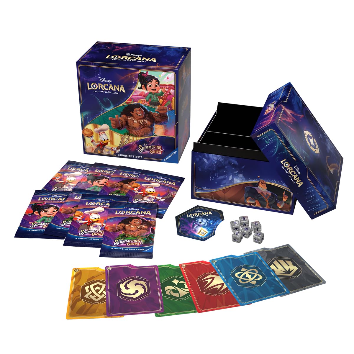 Ravensburger 11098396 Disney Lorcana Trading Card Game: Set 5 Trove Pack