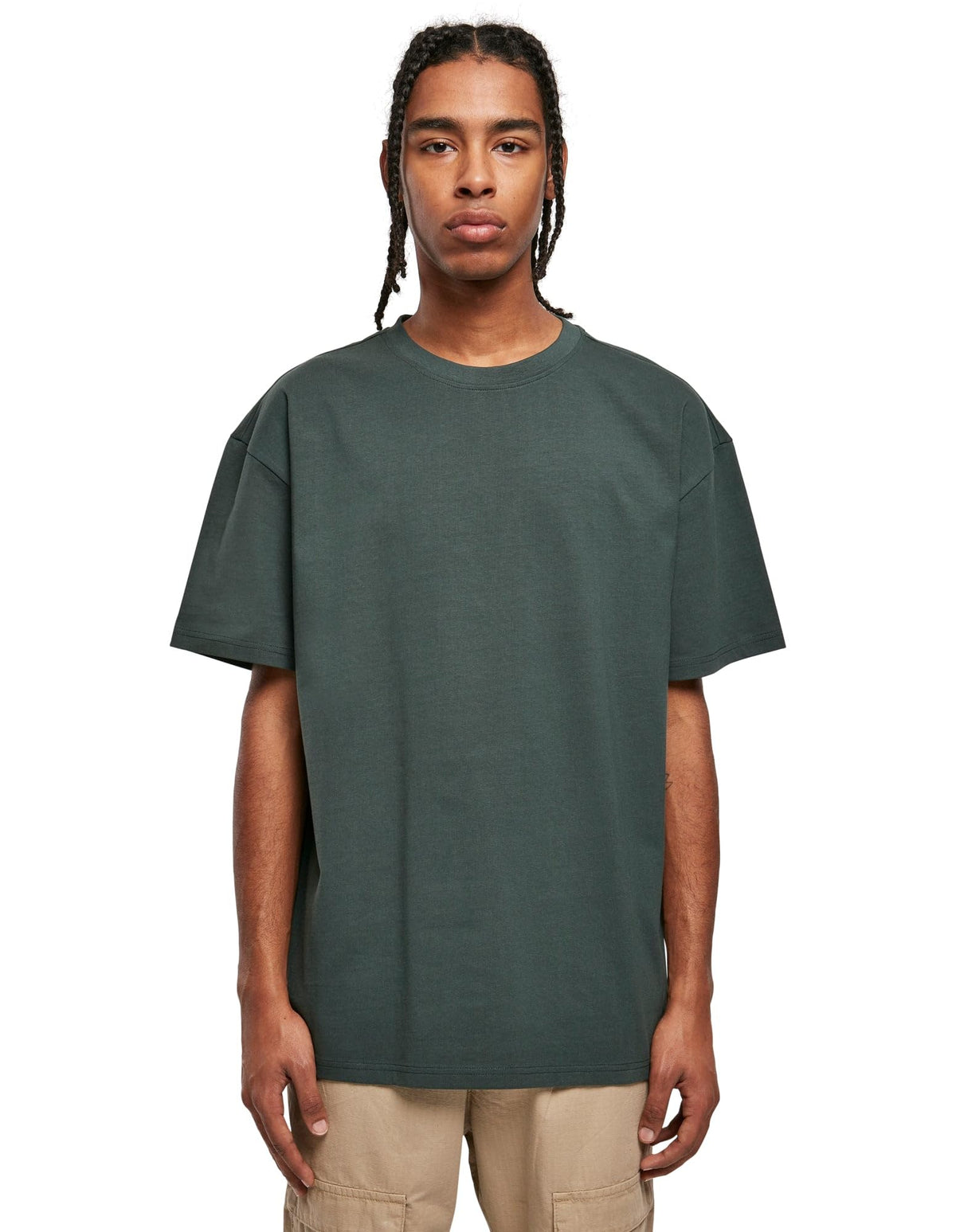 Urban Classics Heavy Oversized Tee T-Shirt Men's, Bottle Green, 3XL
