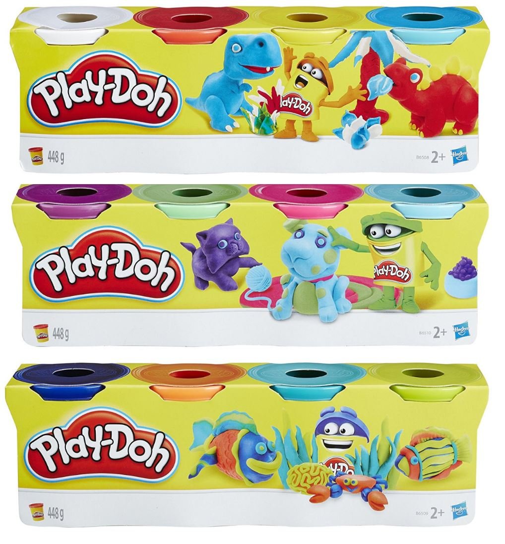 Play-Doh Colour Classic Tubs 3 X 4 Pack - 12