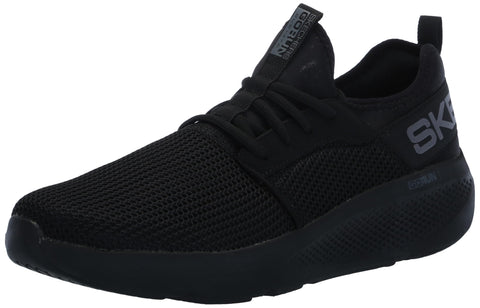 Skechers Men's Go Run Elevate-Valor 2.0 Sneaker, Black/Black, 10.5