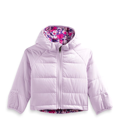 The North Face Perrito Reversible Hooded Jacket - Infants' Lavender Fog, 6M