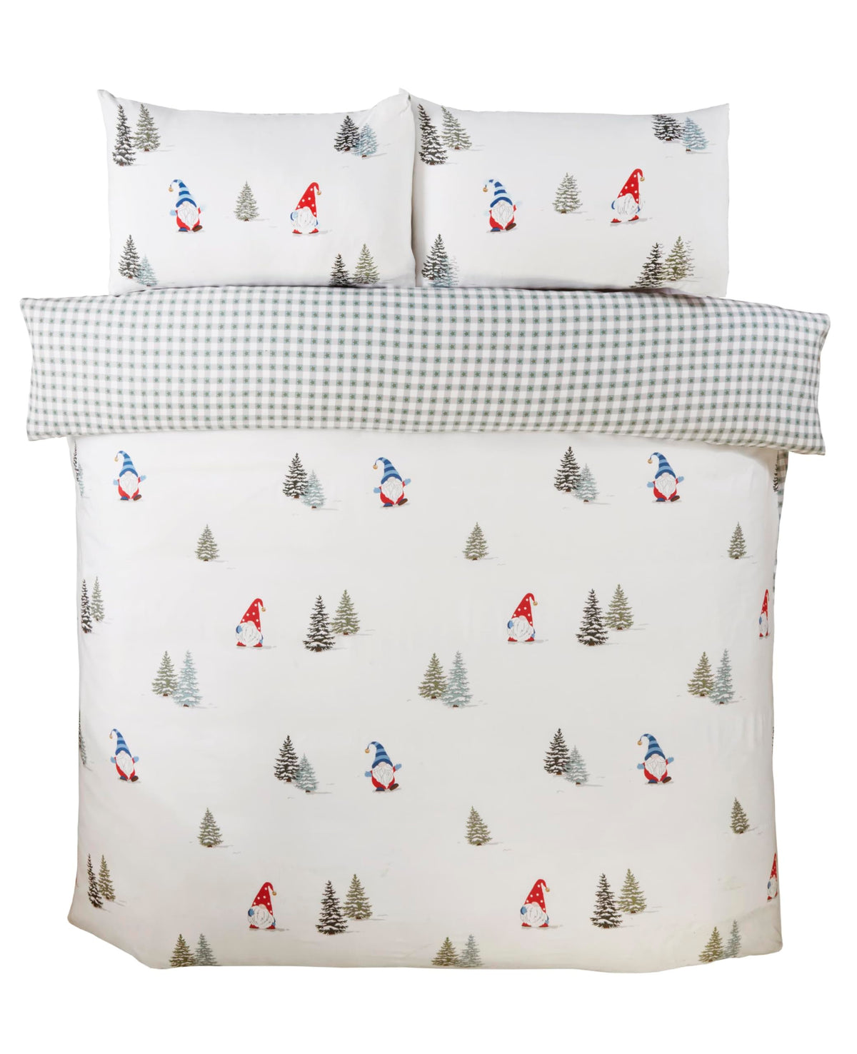 Rapport home Christmas Bedding Set Winter Gonks Microfibre Duvet Cover Set King Multi