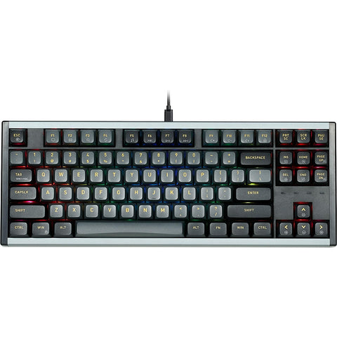 Hexgears I3 Mechanical Keyboard Kailh Box Switch RGB LED Backlit 87 Key Computer Keyboard with PBT Keycaps, Hot-swappable, Type-C Cable for Windows/Mac OS/Android