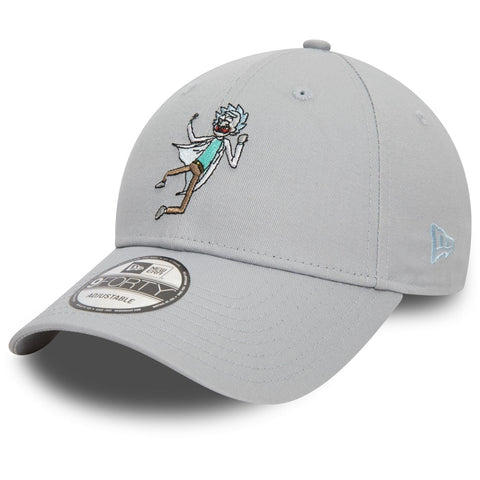 New Era 9Forty Strapback Cap - Rick and Morty Grey