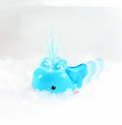 Fisher-Price Brilliant Basics Spray 'N Lights Bath Whale