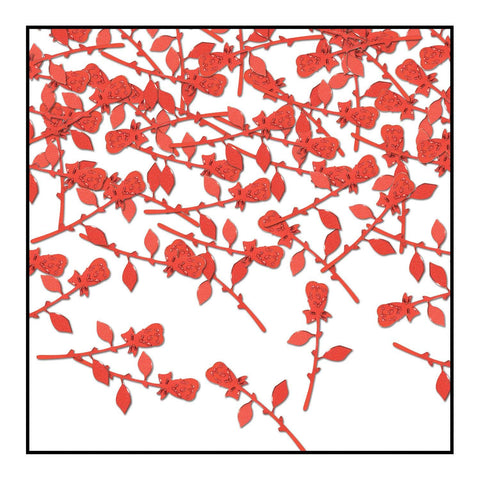 Beistle Party Confetti, One Size, Red