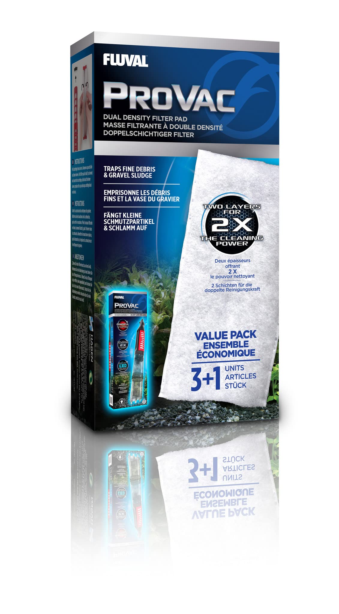 Fluval ProVac Filter Cartridge (4 Pack)