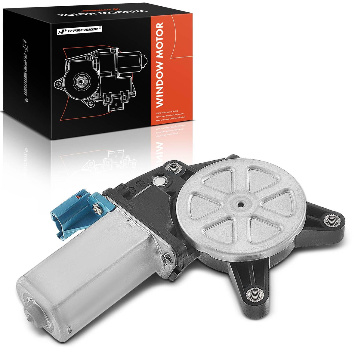 A-Premium Right Power Window Lift Motor Compatible with Kia Optima 2001-2006 & Hyundai Accent, Elantra 1996-2000, Sonata 1996-2005, Tiburon 1997-2001, Passenger Side, Replace# 98820-29000