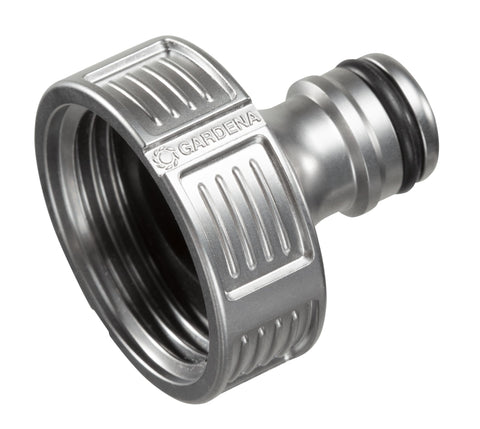 Gardena Premium Tap Connector, 33.3 mm (G 1 inch): Adapter for taps, Frost/UV-Resistant, Packaged (18242-20)