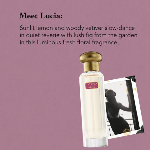 Tocca Lucia Women's Perfume, 0.68 oz. (20 ml) - Fresh Floral Fragrance Featuring Italian Lemon, Fig and Vetiver