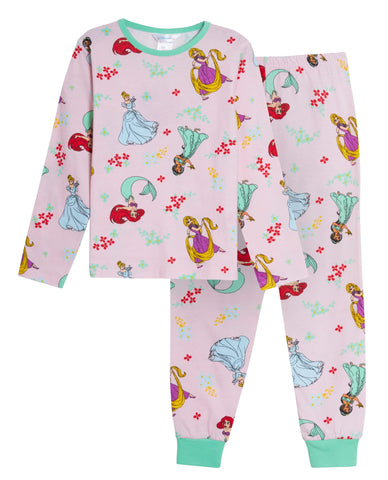 Disney Princess Girls Pyjamas Pink 9-10 Years