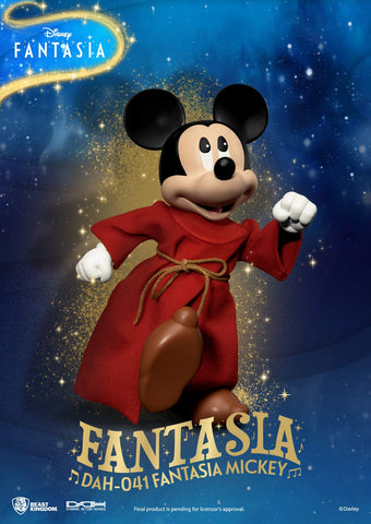 Beast Kingdom Disney's Fantasia: Mickey DAH-041 Dynamic 8ction Heroes Action Figure, Multicolor
