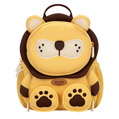 Zoy zoii Kids Backpack, Cute Lion Preschool Mini Travel Bag Gift for Toddler Girls Boys Ages 3-6