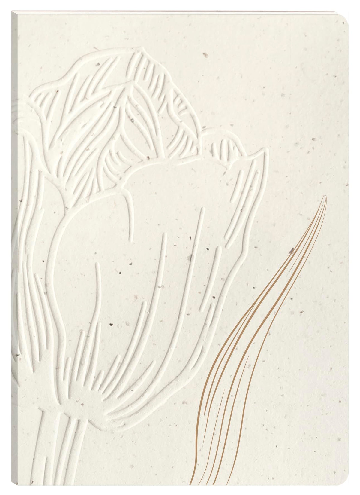 Clairefontaine 813067C Tulip Paper Notebook with Flexible Cover DIN A6 10.5 x 14.8 cm 64 Sheets Blank Pack of 1