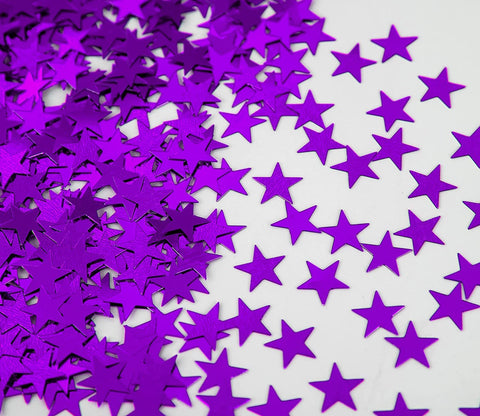 14 Gram Purple Stars Table Scatter Confetti Birthday Wedding Anniversary Christmas Festive Party Decorations