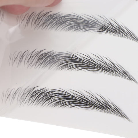 Eye Brow Tattoo Stickers Waterproof Eyebrow Sticker, Long Lasting Eyebrow Transfers Sticker Household Portable Women Eyebrow Tattoo Sticker Temporary Brow Tattoo Peel Off Grooming Shaping Eyebrow