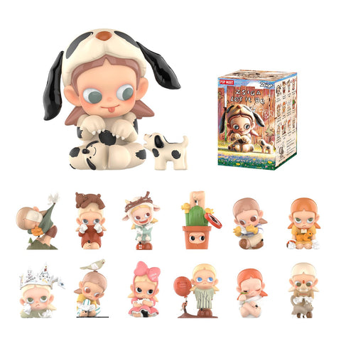 POP MART Zsiga Let It Be Series Figures, Zsiga Blind Box Figures, Random Design Action Figures Collectible Toys Home Decorations, Holiday Birthday Gifts for Girls and Boys, Single Box
