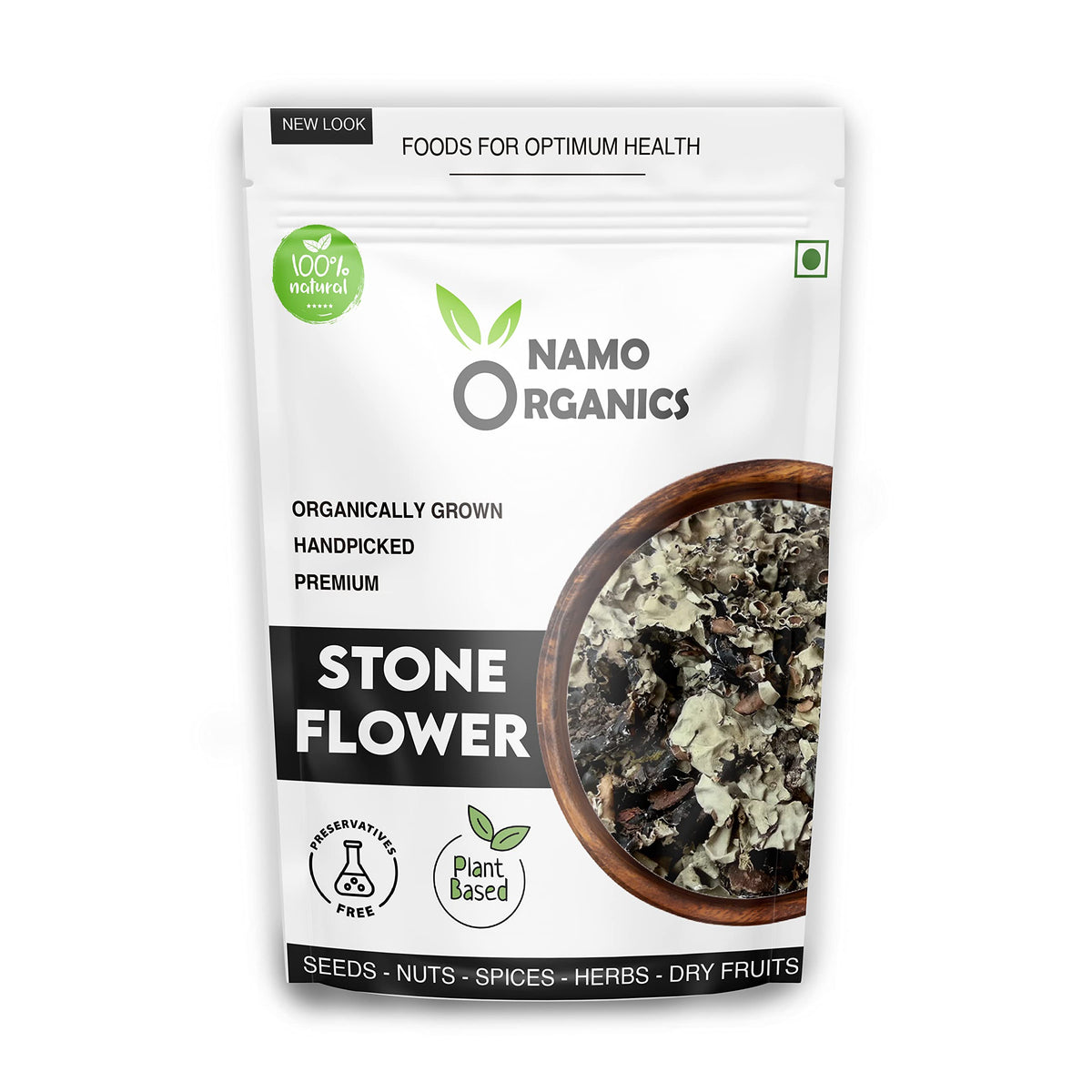 Namo Organics - Stone Flower Spices - 50 Gm - (Dagad Phool, Kalpasi, Patthar Ke Phool) for biryani