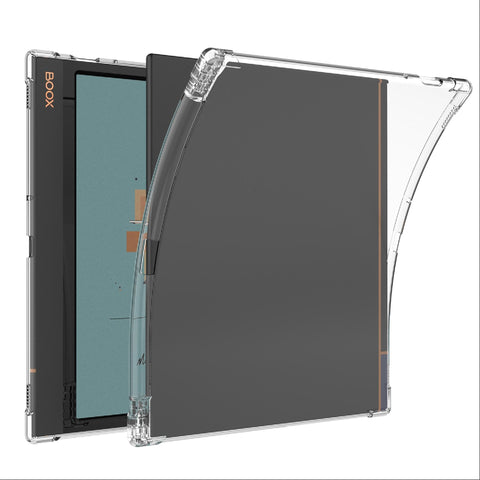 GIOPUEY for Boox Note Air/Air2/Air2 Plus Clear Case - Soft TPU Back Shell, Slim Cover with Airbag Protection, Lightweight, Compatible with Boox Note Air/Air2/Air2 Plus - Transparent