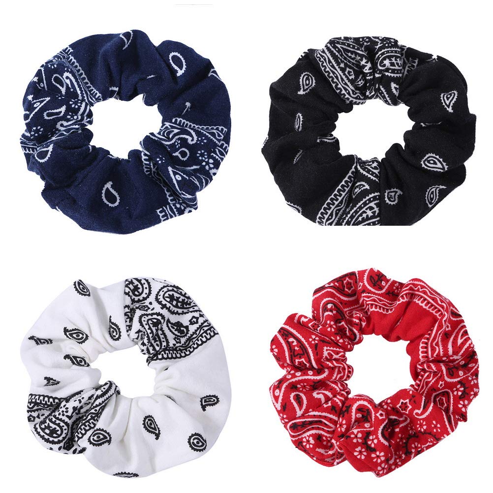 nuoshen Bandana Cloth Fabric Scrunchies Hair Elastics TiesÃƒÆ’Ã†â€™Ãƒâ€šÃ‚Â¯ÃƒÆ’Ã¢â‚¬Å¡Ãƒâ€šÃ‚Â¼ÃƒÆ’Ã¢â‚¬Â¦ÃƒÂ¢Ã¢â€šÂ¬Ã¢â€žÂ¢Hair Scrunchies Elastic Hair Ties Women Accessories