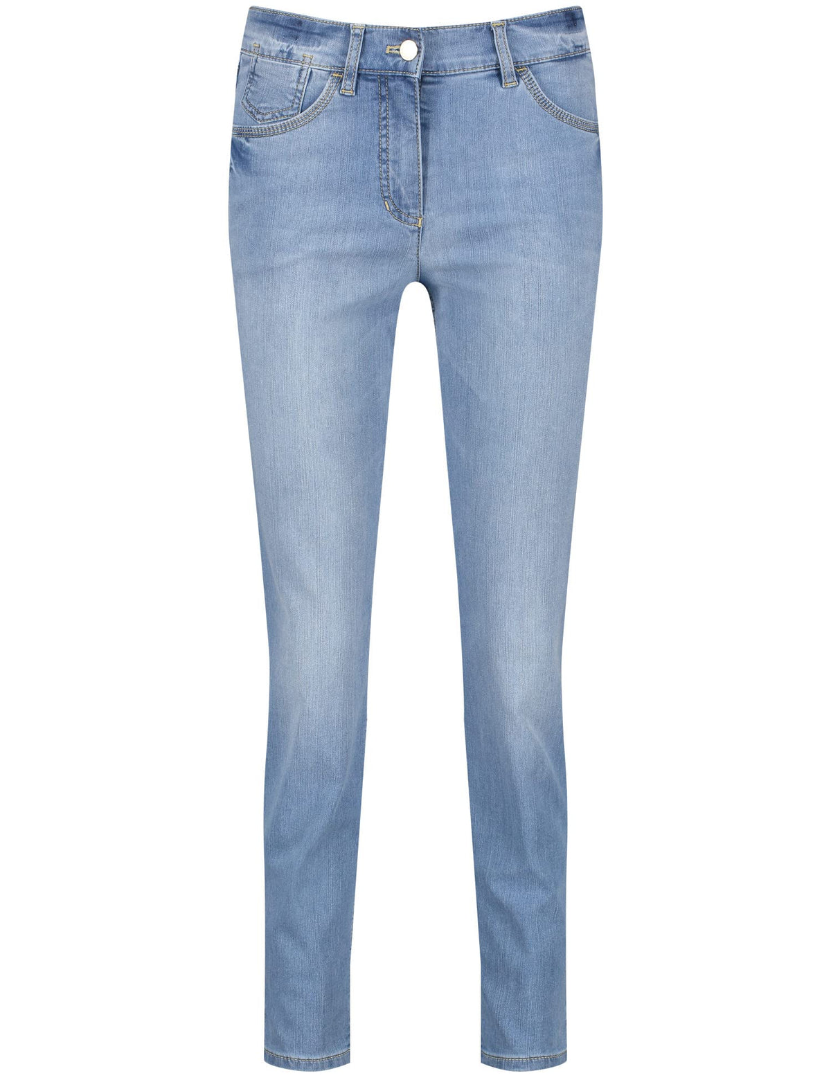 Gerry Weber Women's 92390-67850 Jeans, Blue Denim Washed, 12