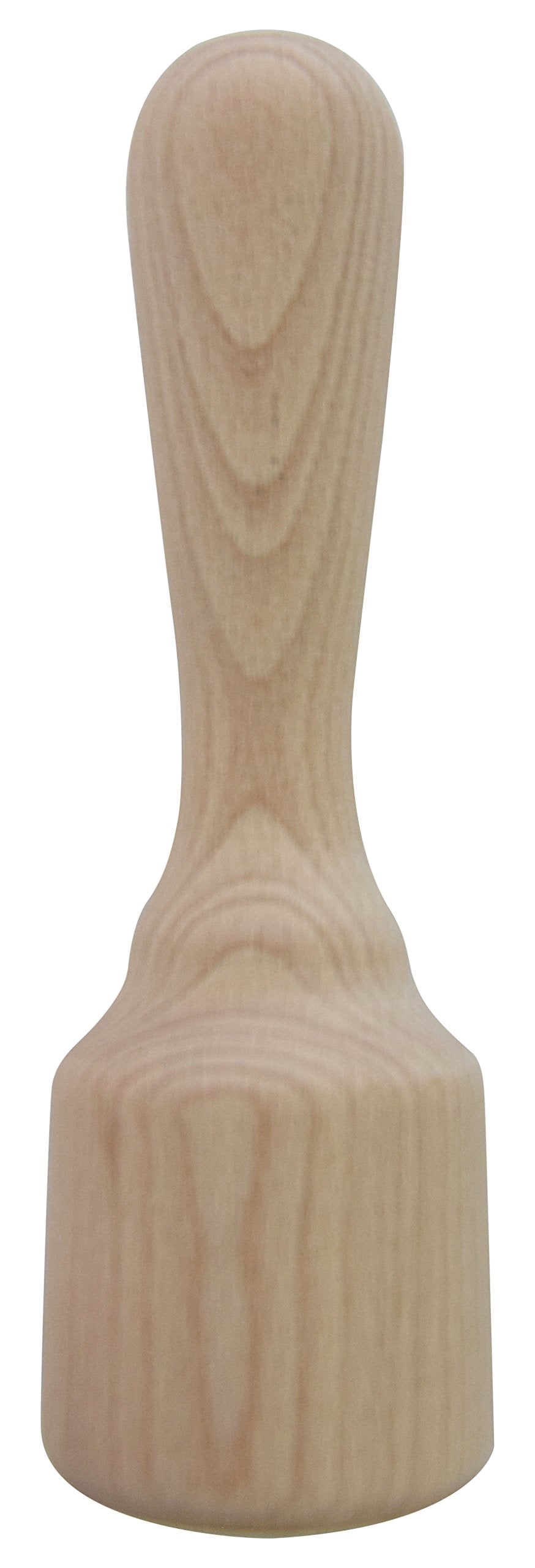ELETTRO CENTER Flat Bottom Pestle, Wood, Brown