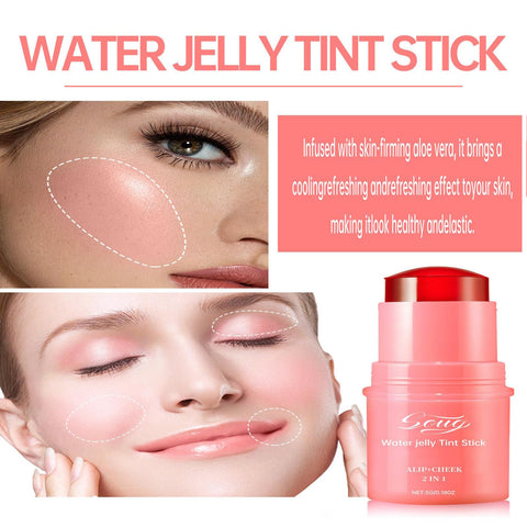 Generic 4 Pcs Milk Jelly Blush - Milk Blush - Sheer Cheek & Lip Stain?Long Lasting Milk Jelly Tint Have Transparent & Bright Colors (# Burst Poppy Pink & Spritz Coral & Chill Red & Splash Berry)