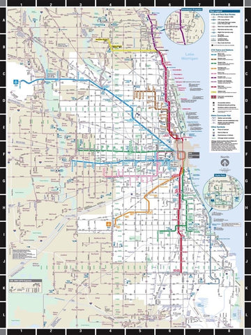 New York Puzzle Company - Transit Maps Chicago Transit Map - 500 Piece Jigsaw Puzzle