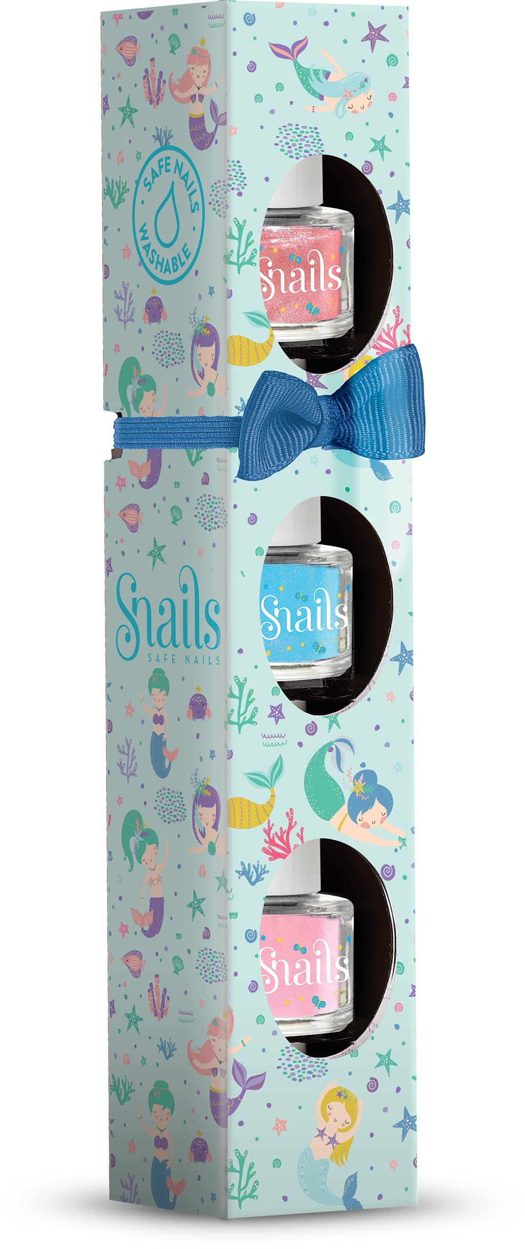 Mini Nail Polish Set of 3 Mermaid' for ASIN 'B094QXGD3P