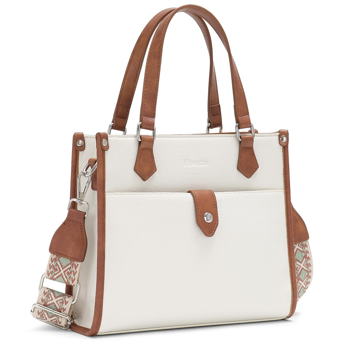 Crossbody Satchel Purses Ladies Hand Bags for Women Leather Womens Handbag Medium Sized Purse Women's Top-Handle Handbags with Detachable Wide Strap