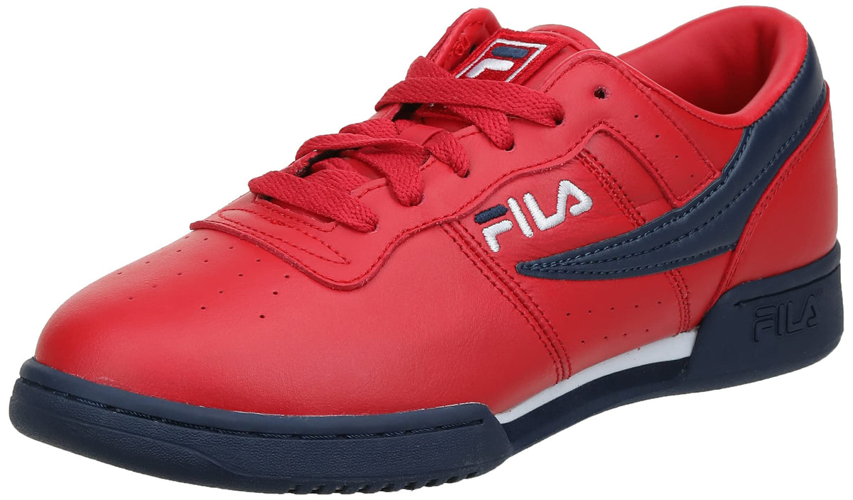 Fila Men's Original Fitness Fashion Sneaker, Red/Navy/White, 11 M US