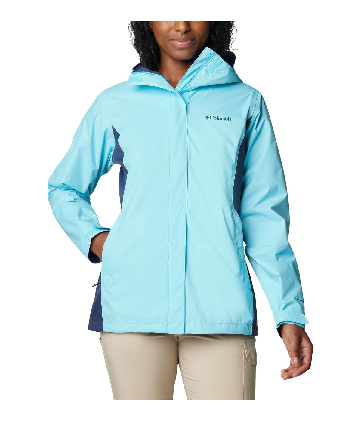 Columbia Women's Arcadia II Jacket, Aquamarine/Nocturnal, Small
