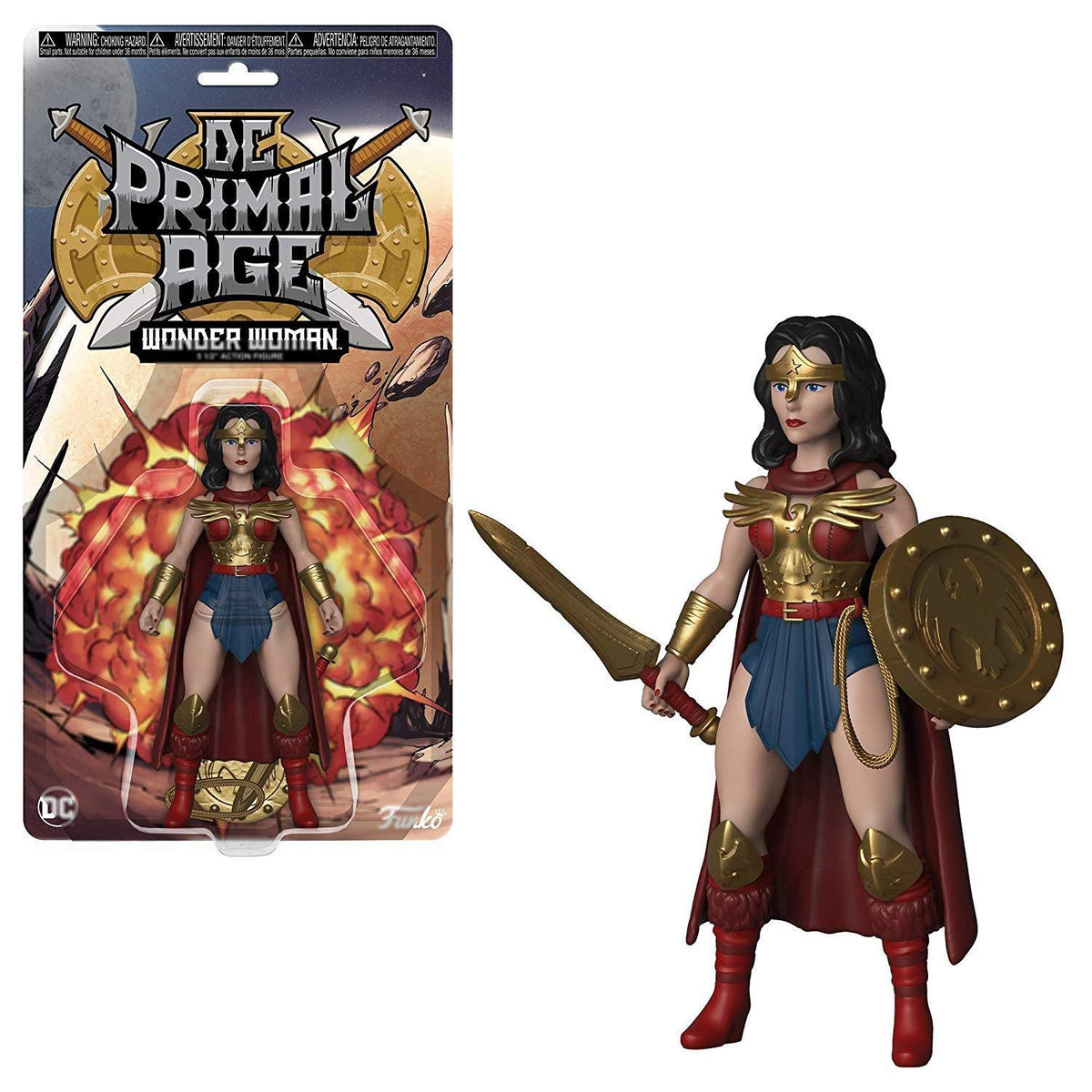 Funko DC Primal Age - Wonder Woman Collectible Figure, Multicolor