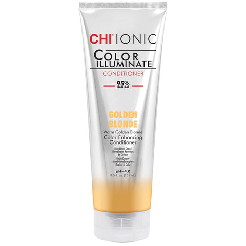 CHI Color Illuminate Conditioner, Helps Maintain Fresh Color In Natural & Color-Treated Hair, Sulfate, Paraben, & Cruelty-Free, Golden Blonde, 8.5 Oz