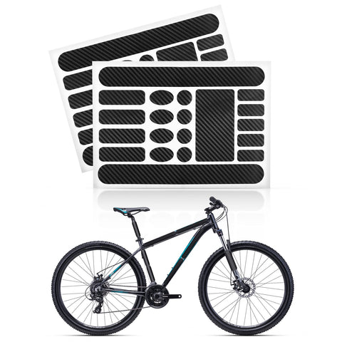 Vokmon Bicycle Frame Protection Film, Carbon Fiber Cycling Anti-rub And Scratch Paint Protection Film, MTB, Bicycle Protection Tape Decal for Mountain Road Bike Folding Frame Front Fork Bikes