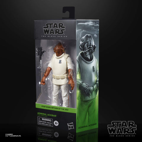 STAR WARS The Black Series Admiral Ackbar Toy 6-Inch-Scale Return of The Jedi Collectible Action Figure, Kids Ages 4 and Up